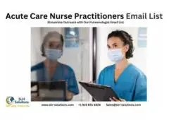 Avail customized Acute Care Nurse Practitioners Email List